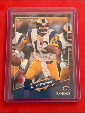 Donruss 2000 Kurt Warner Rams Football Card